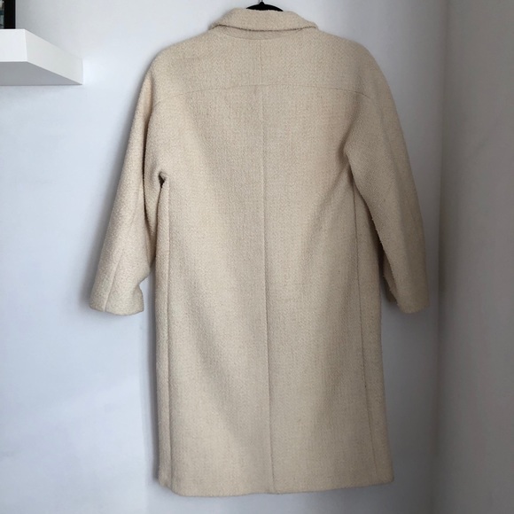 Zara Cream Coat - Picture 6 of 9